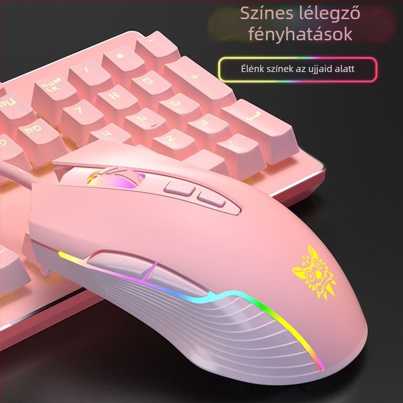 ONIKUMA cw905 kábeles gamer egér, USB, 6400 DPI, 7 gomb, DPI-szabályozás 6 szinttel, ergonómikus kialakítás