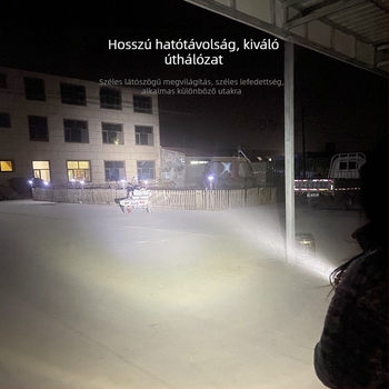 Motorkerékpár és elektromos kerékpár fényszóró - Ultra fényes LED, Stílus 01, 6W, 12V, alumíniumötvözet ház
