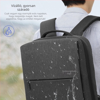 Üzleti és utazási hátizsák — Oxford anyag, vízálló, 20–35L kapacitás, ívelt vállpánt