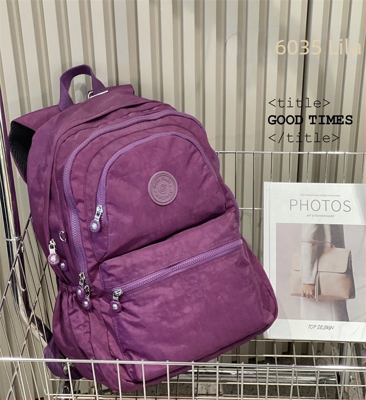 Bobu hátizsák - Oxford anyag, vízálló, levegő párnás vállpántok, 16 hüvelykes laptop kompatibilis, bélés Nylonból