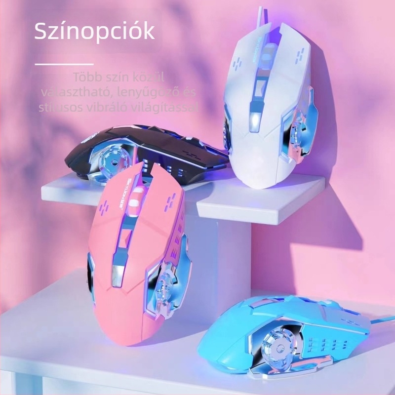 Vezeték nélküli egér 2.4G + Bluetooth, USB, 1600 DPI, 6 gomb, Ergonomikus kialakítás