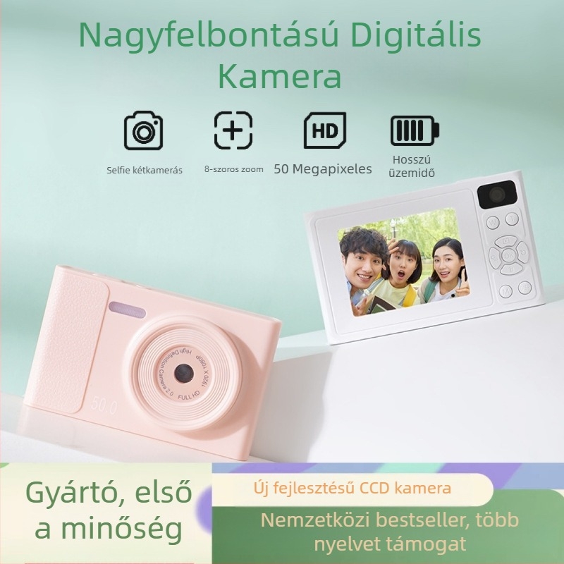 CCD okos kamera 1/2.3 hüvelykes szenzorral, 24M+ pixelt, 8x optikai zoom, maximális felbontás 1280x1024, periszkópos objektív