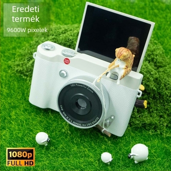 Okos digitális fényképezőgép hajlított képernyővel, 1/2.7-es CMOS-szenzor, 24 MP+, 8x optikai zoom, 2,4 hüvelykes forgatható LCD, USB 3.0