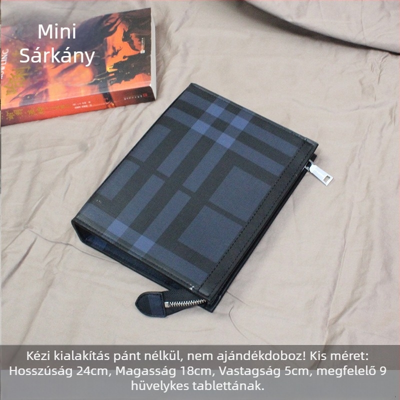 Mini Dragon férfi vállon átvető táska, városi egyszerű stílus, PU bőr, csíkos mintázat, modell TB