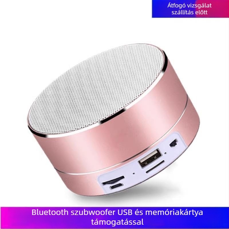 Bluetooth hangszóró USB lejátszási lehetőséggel, IPX7 vízálló, 3,5 mm audió bemenet, frekvenciatartomány 100 Hz–20 kHz, SNR ≥70 dB.