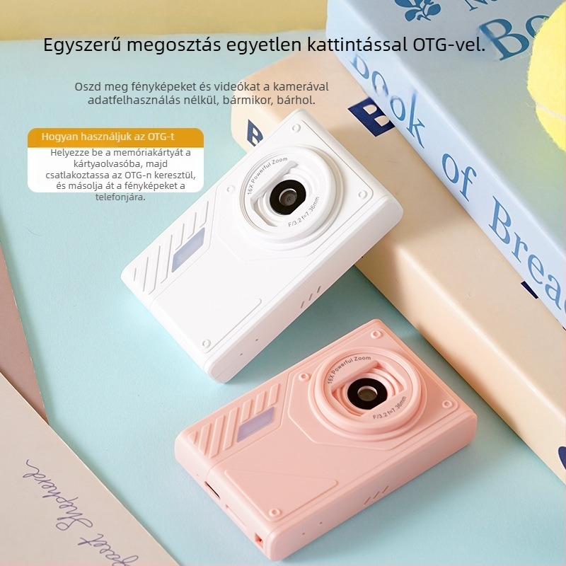 Szelfi kamera 24MP CMOS szenzorral, 8x optikai zoom, periszkóplencse, USB 2.0, elektronikus képstabilizáció