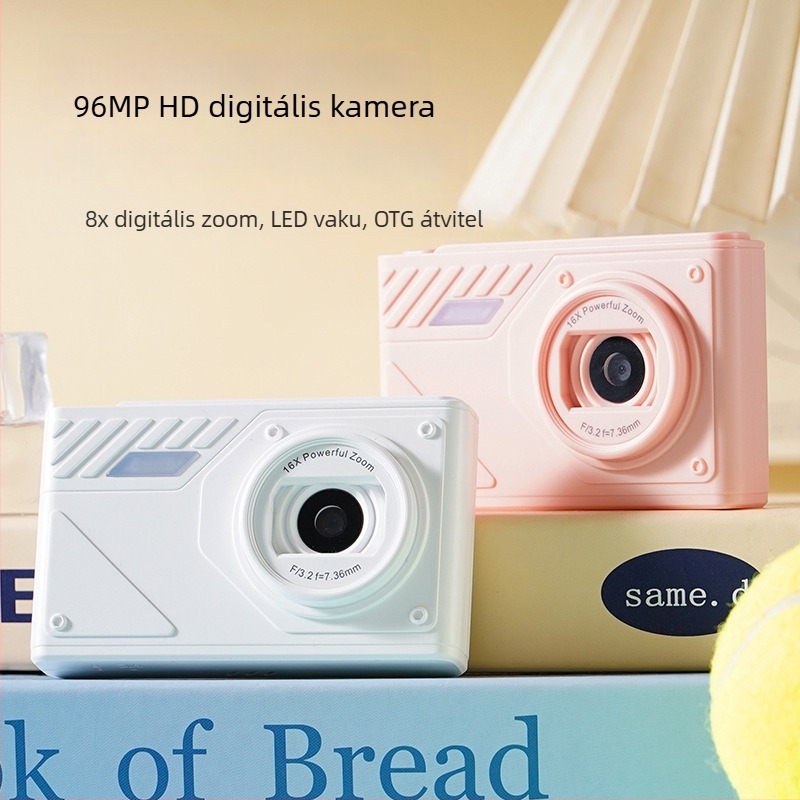 Szelfi kamera 24MP CMOS szenzorral, 8x optikai zoom, periszkóplencse, USB 2.0, elektronikus képstabilizáció