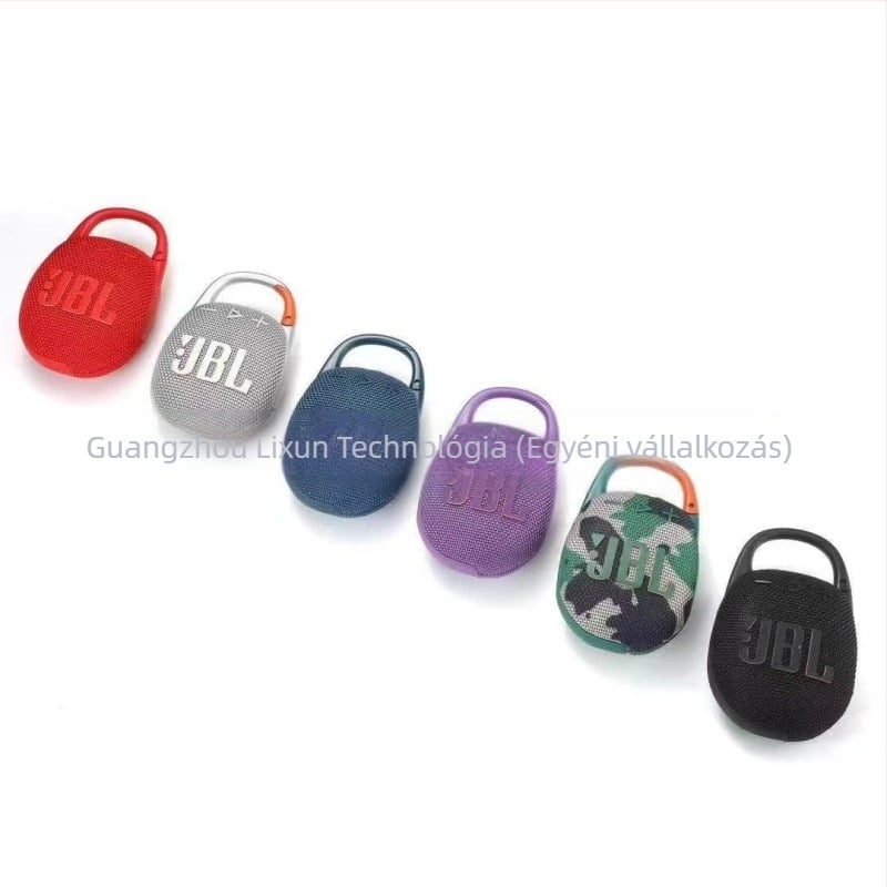 Clip5 vezeték nélküli Bluetooth hangszóró, hordozható és kompakt, 10W kimenet, Bluetooth 5.3, frekvenciasáv 100 Hz-20 kHz, SNR ≥70 dB, beépített akkumulátor