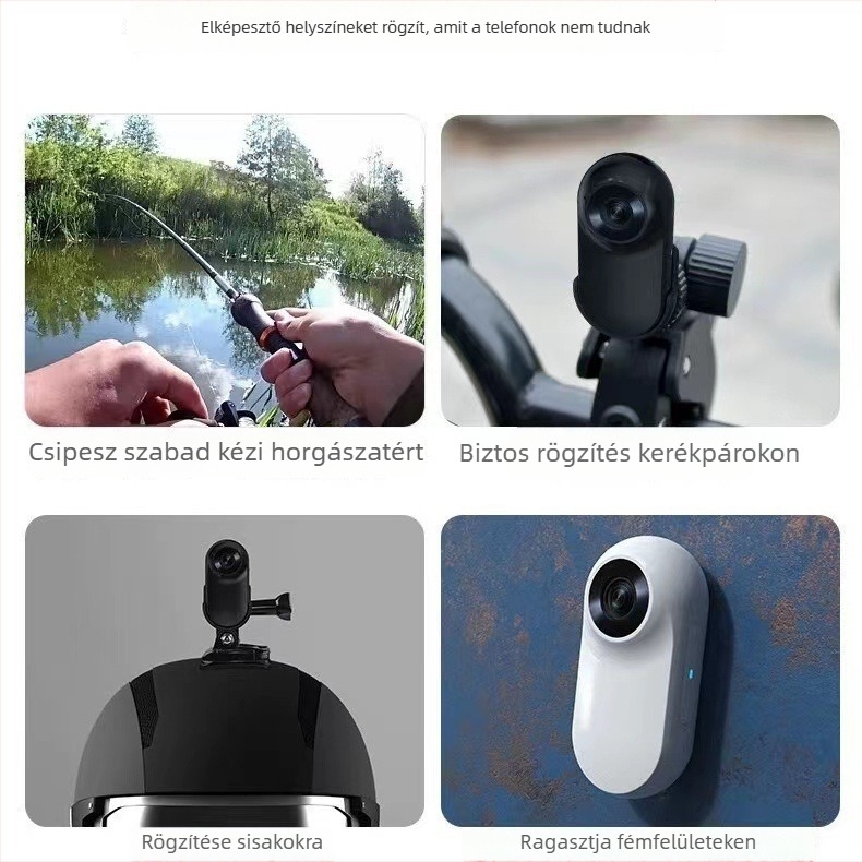 Állati POV akciókamera, modell S100, TF-kártya tárhely, 2.0MP szenzor, ABS ház