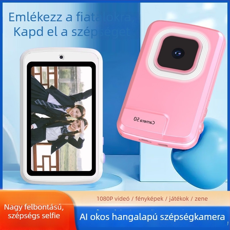 Digitális kamera teljes érintőképernyővel (16x optikai zoom, CMOS szenzor 1.0/2.7 hüvelyk, optikai képstabilizálás, USB 2.0)