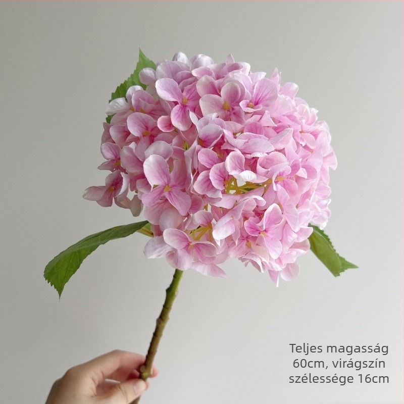 Mesterséges hortenzia virágcsokor textilből - 3D nyomtatás, márka Elsa Hydrangea, fajta Hydrangea