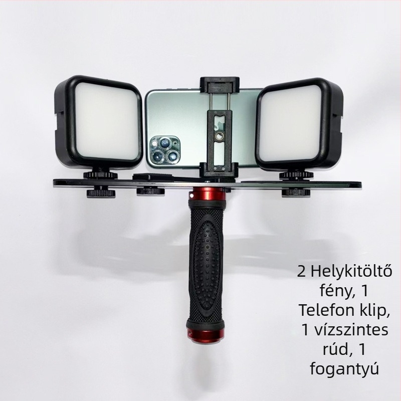 Intraorális LED kitöltő fény, hordozható kézi fotózási világítás fogászathoz, 800 Lux 0,3 m-en, 5V 1A, 3.2W, beépített akkumulátor