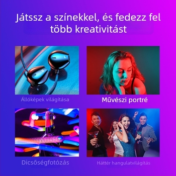 Mini töltőfény FL02 – WONEW, 60W, 3V, Beépített akkumulátor, Kézben tartható
