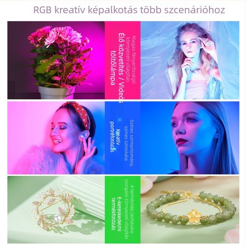 MAMEN 60W hordozható COB töltőfény élő közvetítéshez és fotózáshoz — modell C60R-1, 51–100W, 2500K–9900K, három színhőmérséklet, 20V bemenet (USB-C/DC)