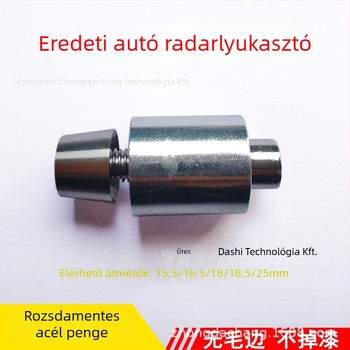 Rozsdamentes acél Hole Opener a Reversing Radarhoz – Drill Bit, Burr-Free, 12V, Modell 15-32, Probe 8, Riasztás: Buzzer