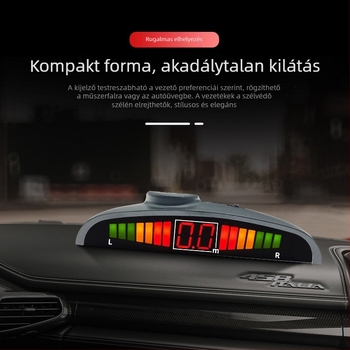 Hátsó radar szenzor, 4 érzékelő, 24V, hangos figyelmeztetés – Chi Weng