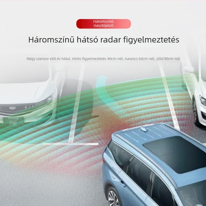 Hátsó radar szenzor, 4 érzékelő, 24V, hangos figyelmeztetés – Chi Weng