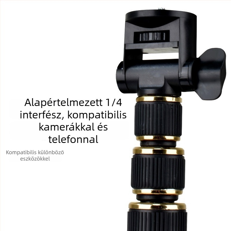 Alumínium ötvözetű padlós állvány 3D PTZ-vel, 2–5 kg teherbírás mobiltelefonokhoz és táblagépekhez