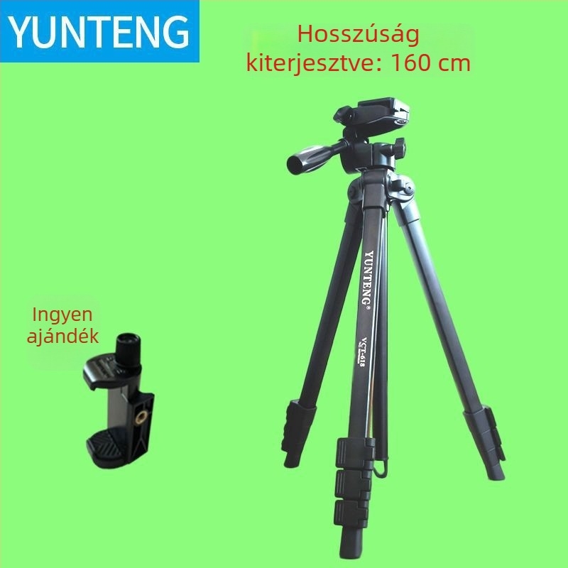 Hordozható háromlábú tartó DJI OM4/Osmo6 stabilizátorhoz, alumíniumötvözet, univerzális kompatibilitás, súly 160 g