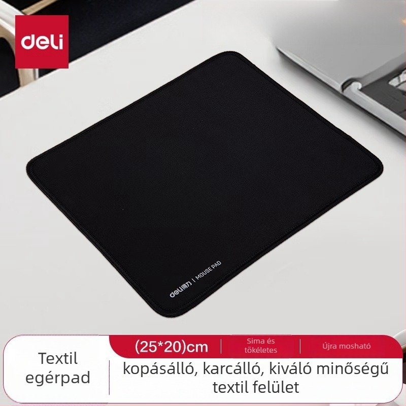 Egérpad gyanta-gumi anyagból, egyoldalas, számológép funkcióval, asztali egérpad