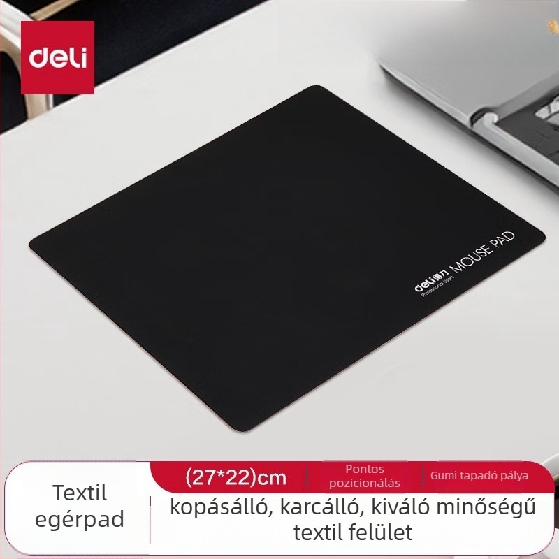 Egérpad gyanta-gumi anyagból, egyoldalas, számológép funkcióval, asztali egérpad