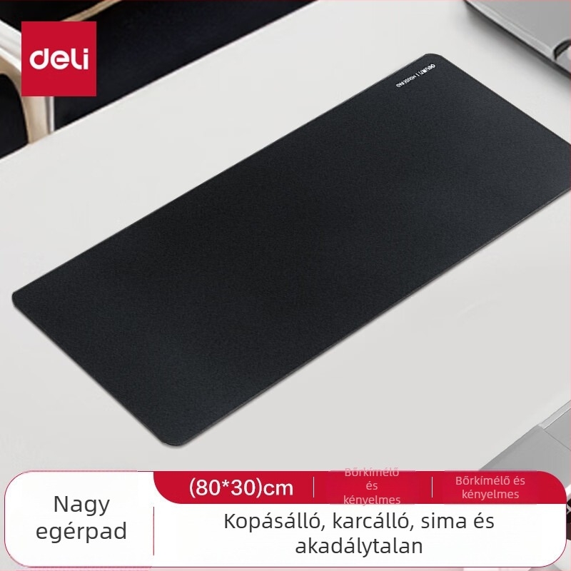 Egérpad gyanta-gumi anyagból, egyoldalas, számológép funkcióval, asztali egérpad