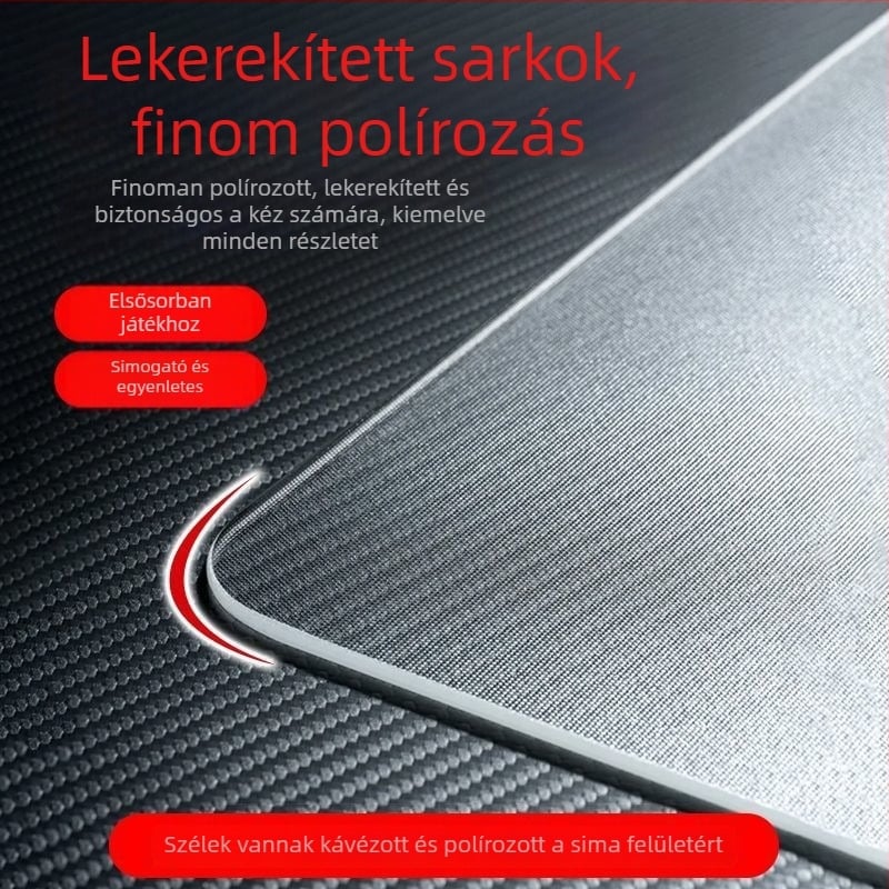 Nagy gumi egérpad játékhoz, egyszínű, logó nélküli
