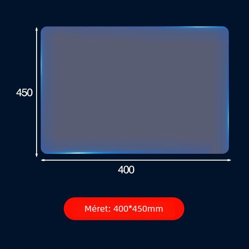 Nagy gumi egérpad játékhoz, egyszínű, logó nélküli
