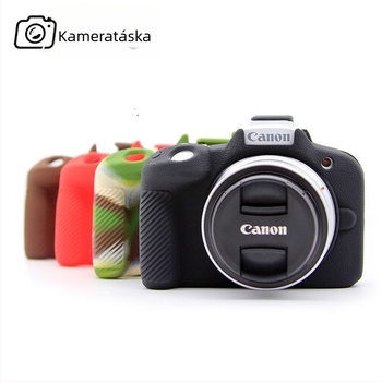 Canon EOS R50 szilikon védőtok tükör nélküli fényképezőgéphez, matt felületű, hordozható fotótáska