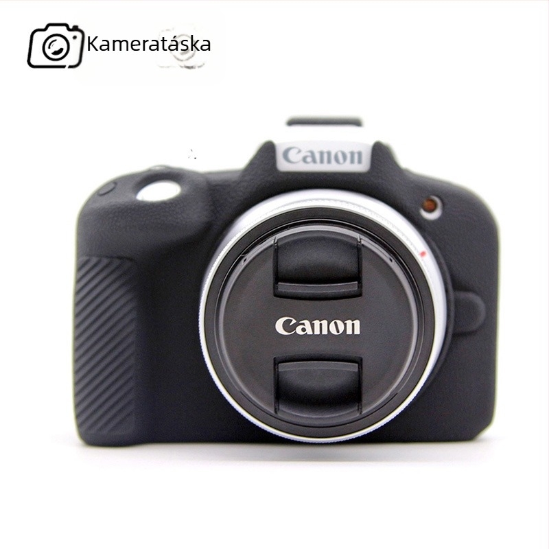 Canon EOS R50 szilikon védőtok tükör nélküli fényképezőgéphez, matt felületű, hordozható fotótáska