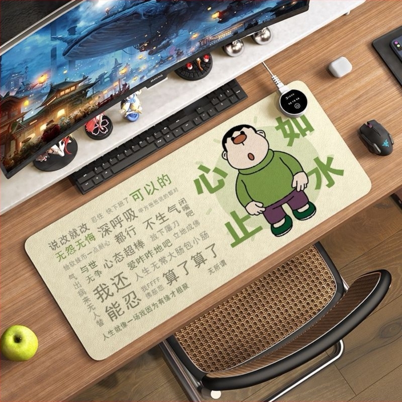 Egérmelegítő párna elektromos fűtéssel, 220V, 24W, PU anyag, intelligens hőmérséklet-szabályozás