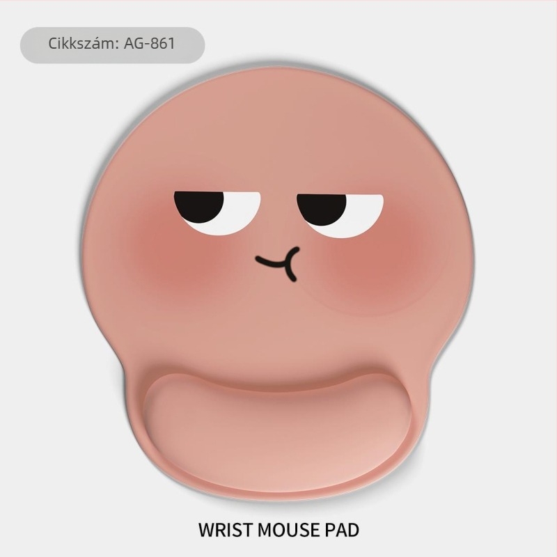 Kis gumírozott egérpad, csúszásmentes felülettel, logónyomás támogatott, modell Mp-0402