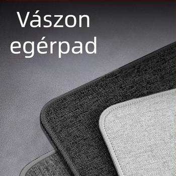 Lenvászon asztali matrac, csúszásmentes egérpad, extralarge méret, irodai és játék célokra, természetes gumitalp