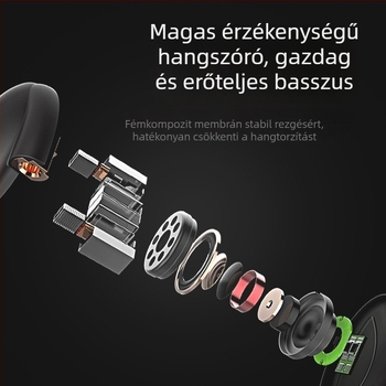 X6 Bluetooth fülhallgató – ultra kompakt, egyoldalas in-ear, Bluetooth 5.0, 15 m hatótávolság, IPX4, NFC, hangvezérlés
