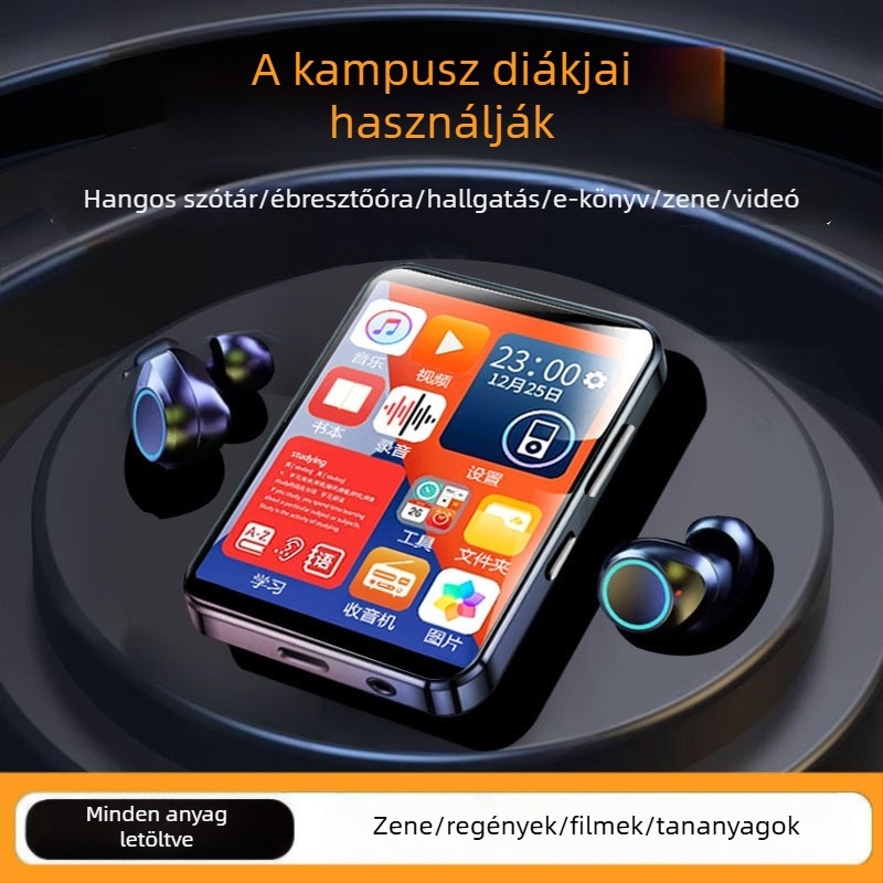 Bluetooth MP3/MP4 hordozható lejátszó diákoknak – középiskolai kiadás MP5 MP6 MP7