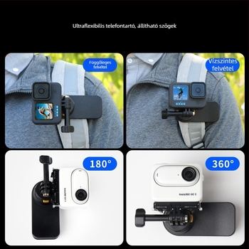 Mágneses hátizsák-klip DJI Action 3/4/5/6 és GoPro számára