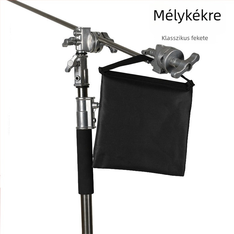 Fényképezéshez homokzsák – vászon anyag, 2–5 kg terhelés, kompatibilis mennyezeti lámpaállványokkal és tripoddal