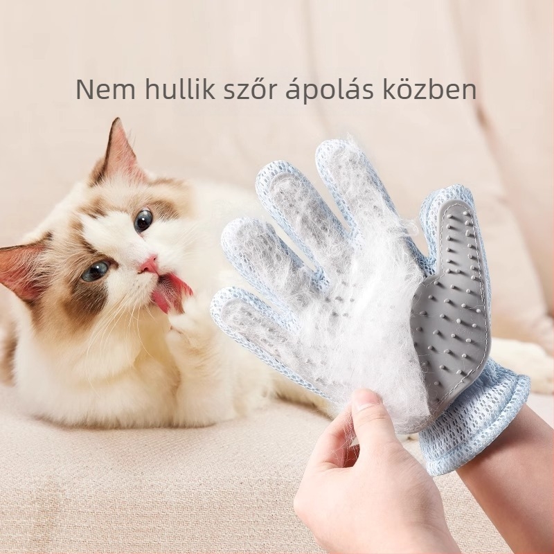 Macskaápoló kesztyű a szőr eltávolítására – Márka: Friendly; Importált: Nem; Kategória: Egyéb tisztítási és szépségápolási termékek; Alkalmas: Macskák
