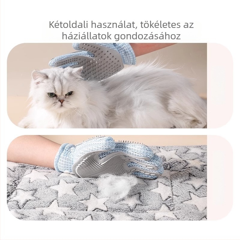 Macskaápoló kesztyű a szőr eltávolítására – Márka: Friendly; Importált: Nem; Kategória: Egyéb tisztítási és szépségápolási termékek; Alkalmas: Macskák