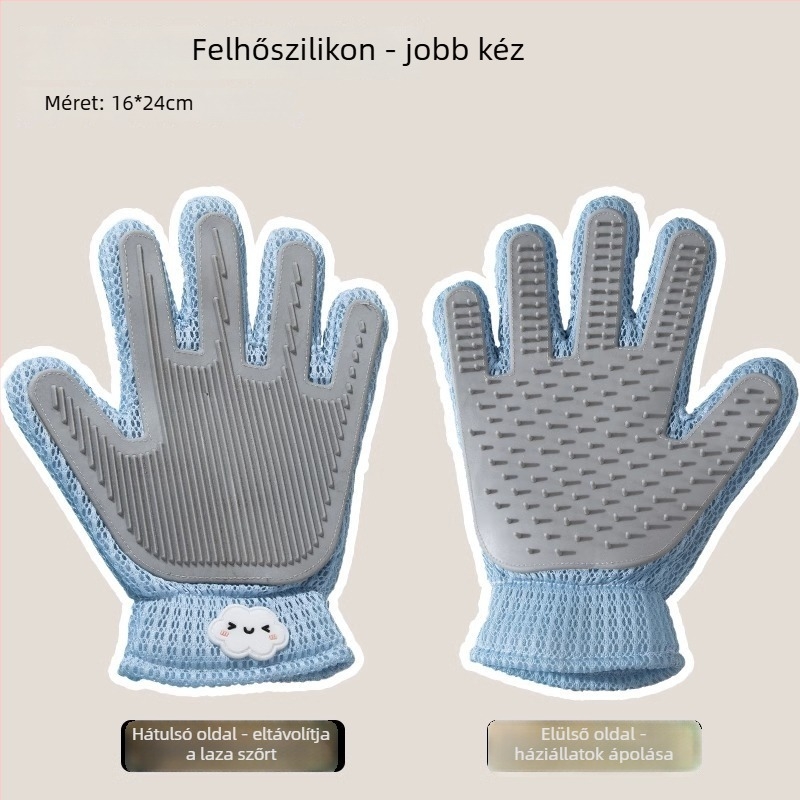Macskaápoló kesztyű a szőr eltávolítására – Márka: Friendly; Importált: Nem; Kategória: Egyéb tisztítási és szépségápolási termékek; Alkalmas: Macskák