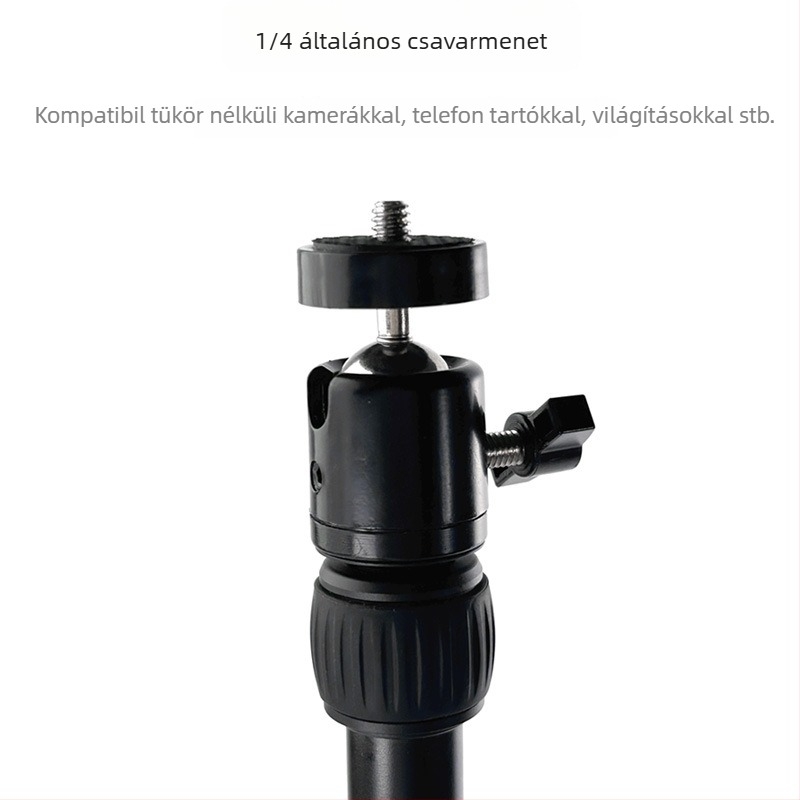 Alumínium ötvözetből készült kamera sínrögzítő rúd, 2 részes, csőátmérő 16/20 mm, tömeg 375 g