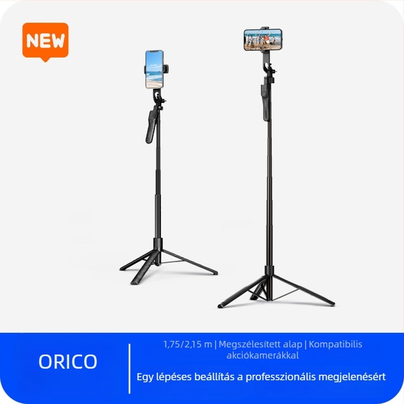Orico K29 Bluetooth Selfie Stick – kézi stabilizátor és állványos tripod kamerához élő közvetítéshez