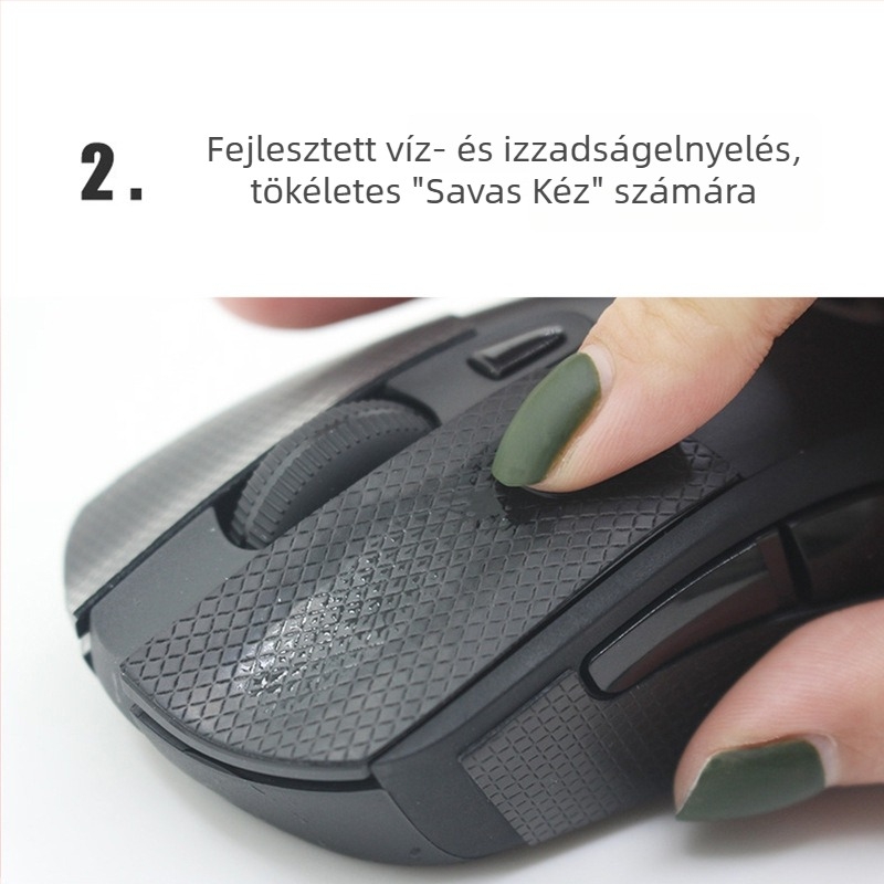 DIY csúszásmentes egér matricák – univerzális illeszkedés, poliészter ragasztó, DIY stílus