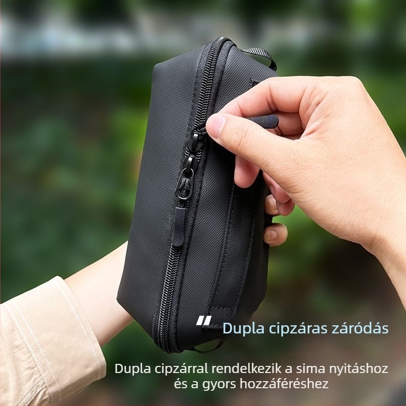 DJI Pocket 3/2-höz készült hordozható, multifunkcionális tárolótáska diagonális vállpánttal
