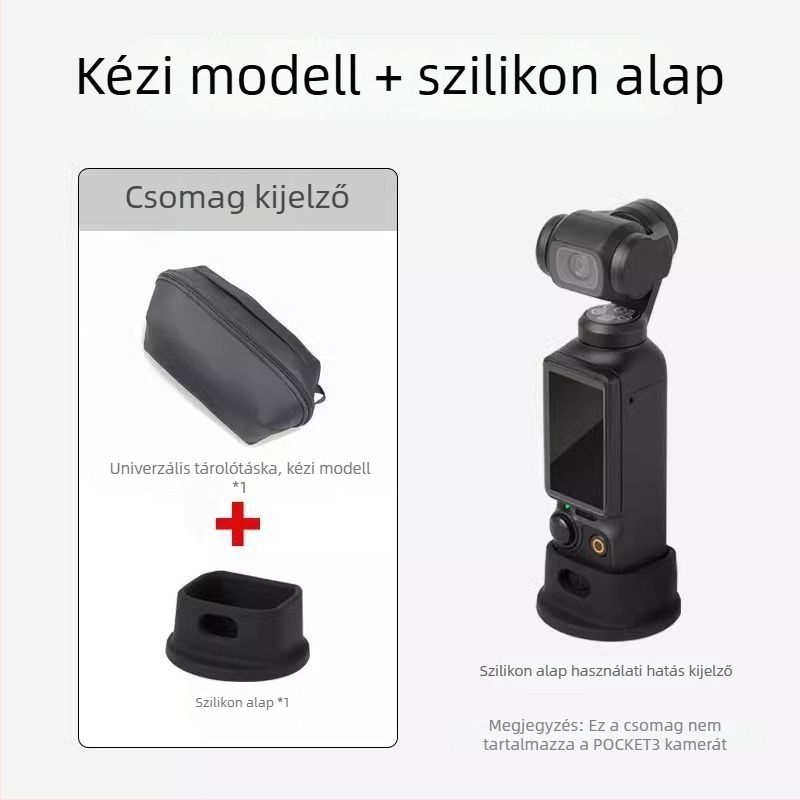 DJI Pocket 3/2-höz készült hordozható, multifunkcionális tárolótáska diagonális vállpánttal