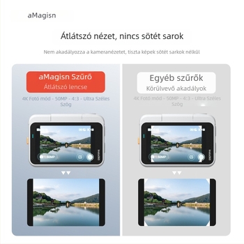 Insta360 Go Ultra Gyorskioldó Szűrővédő a lencséhez (Optikai üveg, ABS, szilikagél)