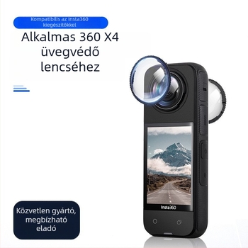 Insta360 X4 üvegvédő lencse – optikai üveg, panorámás akciókamera kiegészítő