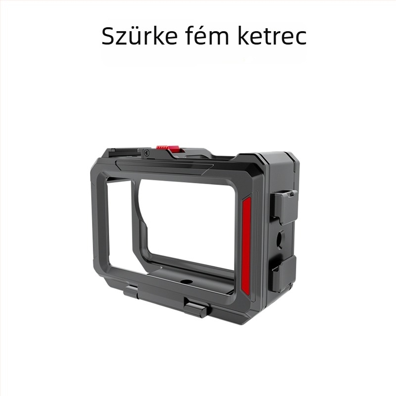 Heaxgk Alumínium ötvözet keret tartó Osmo Action 6-hoz – fogó és keret