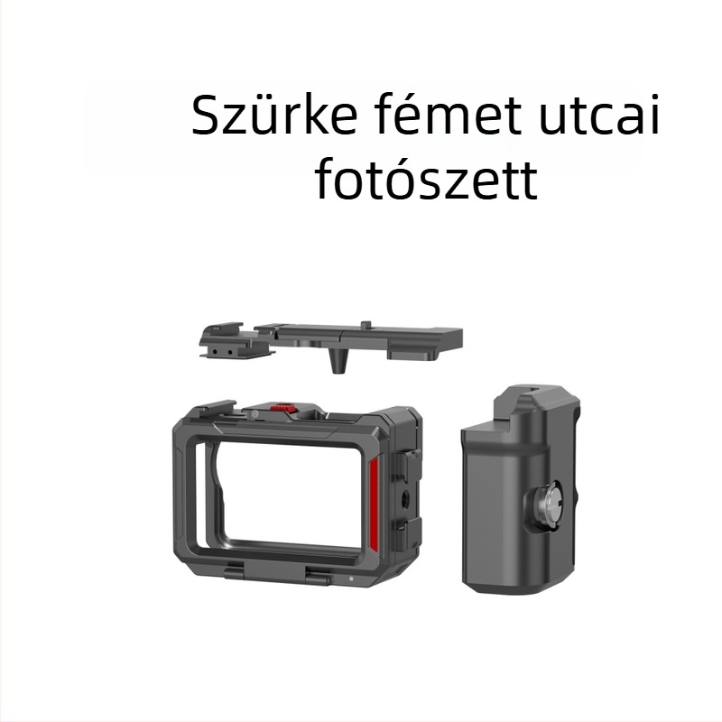 Heaxgk Alumínium ötvözet keret tartó Osmo Action 6-hoz – fogó és keret