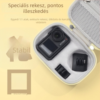 DJI Action 5 Pro/4/3 szállító tok – EVA anyagú, merev héj